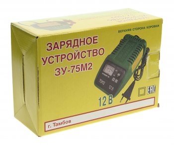 3 499 р. Устройство зарядное 12V 10А 220V (автомат) ТАМБОВ ИП ШМЕЛЬКОВ зу-75м2  с доставкой в г. Пермь. Увеличить фотографию 4