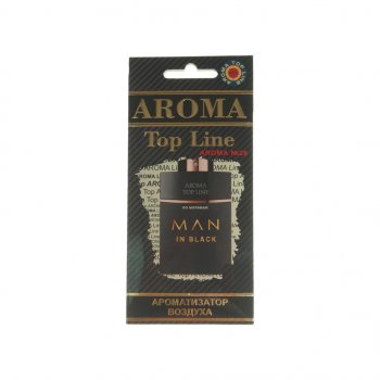 Ароматизатор подвесной пластина (№29 Bvlgari Man in Black) TOP LINE TOP LINE №29 bvlgari man in black