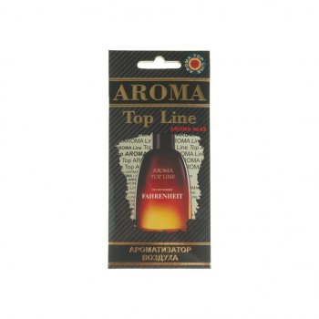 Ароматизатор подвесной пластина (№43 Dior Fanrenheit) TOP LINE TOP LINE №43 dior fanrenheit