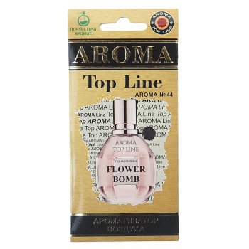 Ароматизатор подвесной пластина (№44 Viktor&Rolf Flower Bomb) TOP LINE TOP LINE №44 viktor&rolf flowerbomb