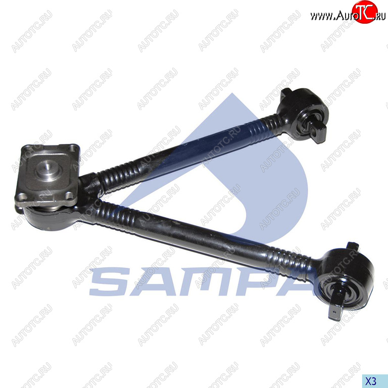 17 099 р. Тяга реактивная MAN V-образная (L=627x130x23мм) SAMPA SAMPA 095.233  с доставкой в г. Пермь