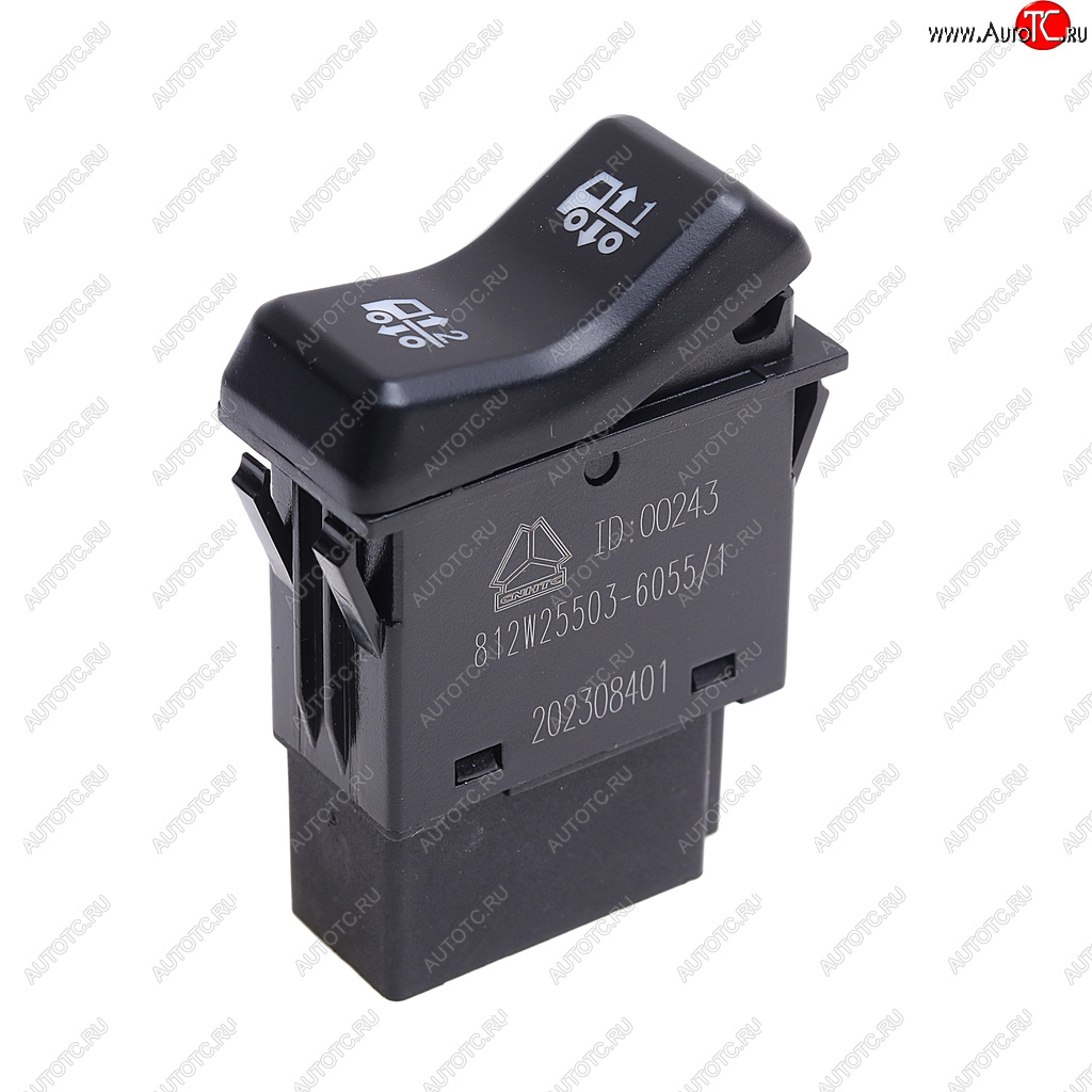 599 р. Переключатель клавиша SITRAK HOWO уровня пневмоподвески OE SITRAK 812w25503-6055  с доставкой в г. Пермь