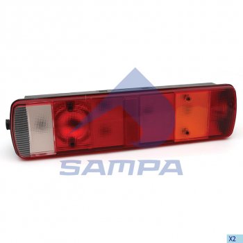 2 799 р. Фонарь задний SCANIA 4,P,G,R,T series правый SAMPA SAMPA 044.322  с доставкой в г. Пермь. Увеличить фотографию 1