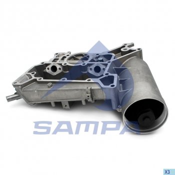 36 949 р. Корпус MERCEDES дв.OM501,502LA радиатора масляного SAMPA SAMPA 205.228  с доставкой в г. Пермь. Увеличить фотографию 1