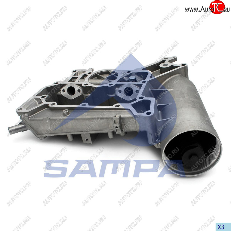 36 949 р. Корпус MERCEDES дв.OM501,502LA радиатора масляного SAMPA SAMPA 205.228  с доставкой в г. Пермь