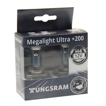 1 849 р. Лампа 12V H4 6055W P43t +200% бокс (2шт.) TUNGSRAM TUNGSRAM 93120596  с доставкой в г. Пермь. Увеличить фотографию 1