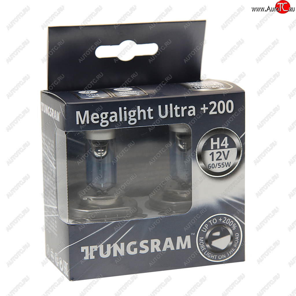 1 849 р. Лампа 12V H4 6055W P43t +200% бокс (2шт.) TUNGSRAM TUNGSRAM 93120596  с доставкой в г. Пермь