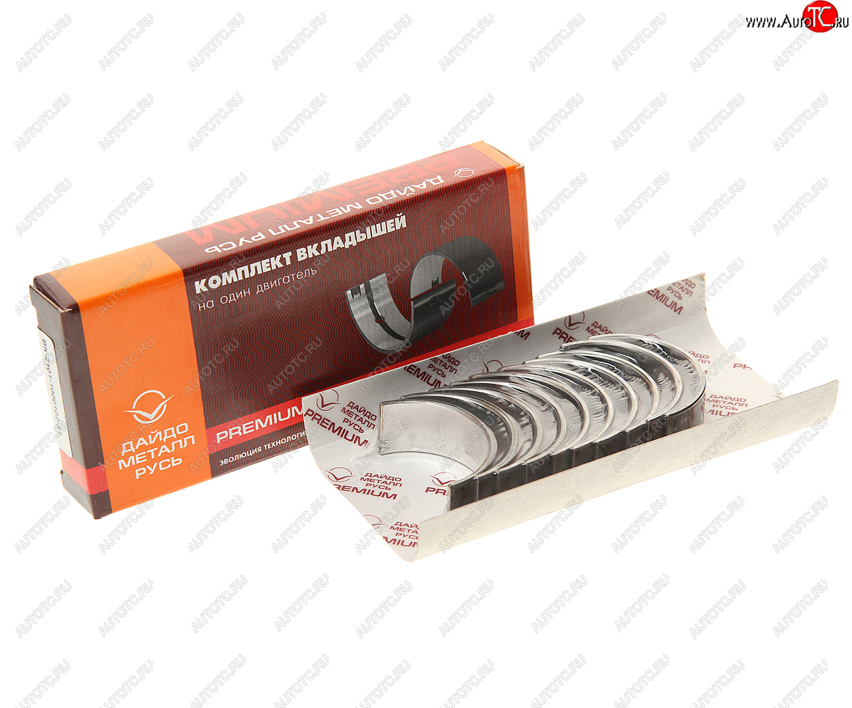 1 459 р. Вкладыши ВАЗ-2101 коренные d+0.25 PREMIUM ДАЙДО МЕТАЛЛ РУСЬ Дайдо Металл Русь вк2101-1000102-31  с доставкой в г. Пермь