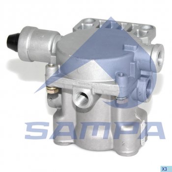 3 459 р. Кран DAF MAN SCHMITZ SAF тормозной прицепа (4 выхода М16мм) SAMPA SAMPA 094.135-01  с доставкой в г. Пермь. Увеличить фотографию 1