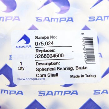 399 р. Подшипник SAF вала тормозного (38x51.5) SAMPA SAMPA 075.024  с доставкой в г. Пермь. Увеличить фотографию 3