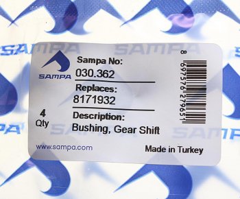 46 р. Втулка VOLVO FH12 кулисы КПП SAMPA SAMPA 030.362  с доставкой в г. Пермь. Увеличить фотографию 3