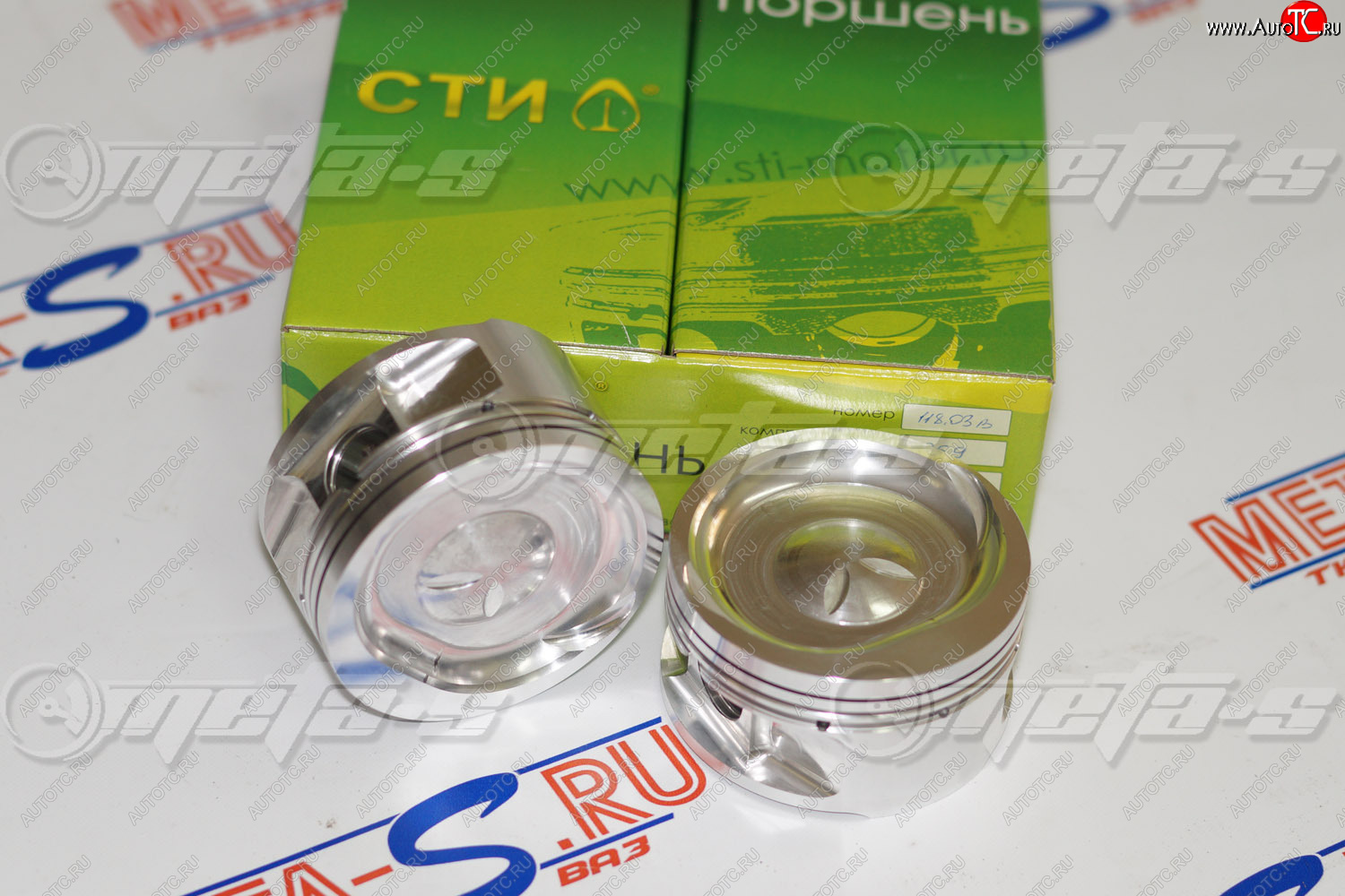 13 599 р. Поршни СТИ 118.03 (82,5, супер-авто безвтык 8-кл) СТИ 118.03  с доставкой в г. Пермь