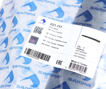 1 699 р. Патрубок MAN TGA радиатора SAMPA SAMPA 021.111  с доставкой в г. Пермь. Увеличить фотографию 2