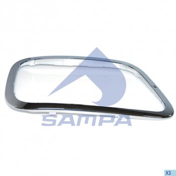669 р. Рамка MERCEDES Actros фары правая SAMPA SAMPA 201.124  с доставкой в г. Пермь. Увеличить фотографию 1
