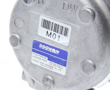 27 449 р. Компрессор HYUNDAI Elantra (00-),Tucson (04-) KIA Sportage (06-) кондиционера DOOWON DOOWON 97701-2d700  с доставкой в г. Пермь. Увеличить фотографию 4