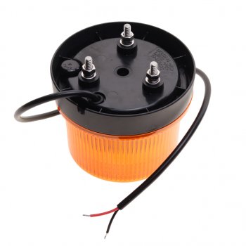 3 369 р. Маяк проблесковый 1224V светодиодный стационарный желтый MEGAPOWER MEGAPOWER 370-34-001  с доставкой в г. Пермь. Увеличить фотографию 2