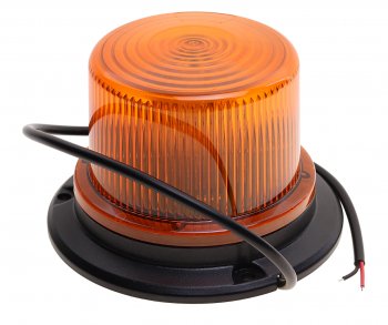 2 989 р. Маяк проблесковый 1224V светодиодный стационарный желтый MEGAPOWER MEGAPOWER 370-34-002  с доставкой в г. Пермь. Увеличить фотографию 1
