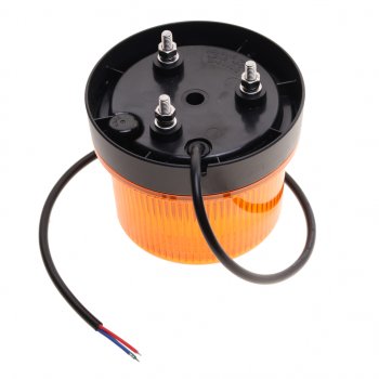 2 469 р. Маяк импульсный 1224V светодиодный стационарный желтый MEGAPOWER MEGAPOWER 370-34-003  с доставкой в г. Пермь. Увеличить фотографию 2
