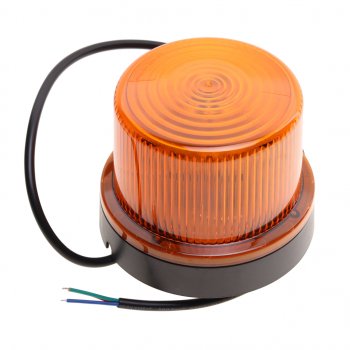 2 469 р. Маяк импульсный 1224V светодиодный стационарный желтый MEGAPOWER MEGAPOWER 370-34-003  с доставкой в г. Пермь. Увеличить фотографию 1