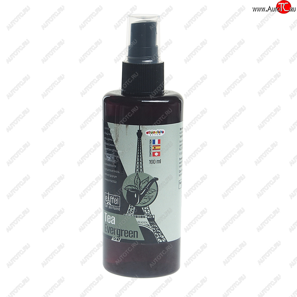 127 р. Ароматизатор спрей (tea evergreen) 100мл Eiffel Tobacco 100 мл FOUETTE FOUETTE ef-10  с доставкой в г. Пермь
