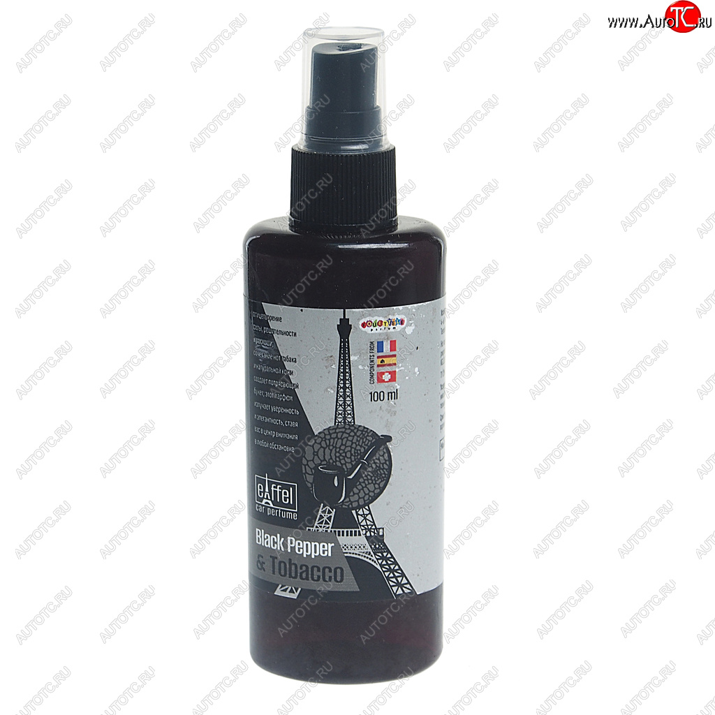 127 р. Ароматизатор спрей (black pepper and tobacco) 100мл Eiffel Tobacco FOUETTE FOUETTE ef-07  с доставкой в г. Пермь