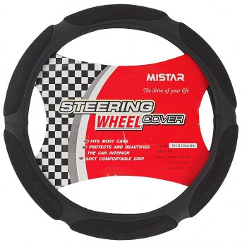 639 р. Оплетка руля (M) 37-39см черная кожа MISTAR MISTAR mis-2013lt02a bk (m) MISTAR mis-2013lt02a bk (m)  с доставкой в г. Пермь. Увеличить фотографию 1