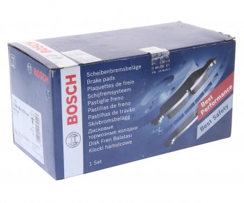 6 249 р. Колодки тормозные передние (4шт.) BOSCH BMW X5 E70 дорестайлинг (2006-2010)  с доставкой в г. Пермь. Увеличить фотографию 3