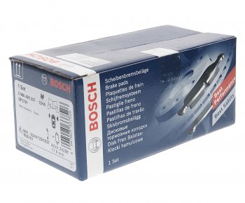 1 859 р. Колодки тормозные передние (4шт.) BOSCH Fiat Albea 170 седан (2002-2012)  с доставкой в г. Пермь. Увеличить фотографию 2