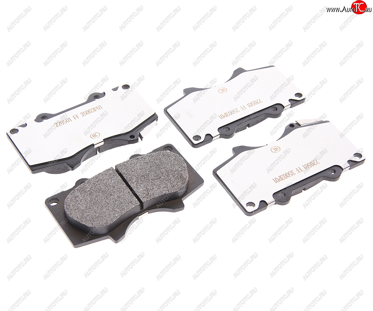 5 599 р. Колодки тормозные JAC T6 передние (4шт.) OE JAC 3501100200p3010-am001 JAC 3501100200p3010-am001  с доставкой в г. Пермь