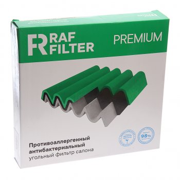 1 459 р. Фильтр воздушный салона GEELY Tugella (FY11) угольный антиаллергенный RAF FILTER RAF FILTER rf015  с доставкой в г. Пермь. Увеличить фотографию 3