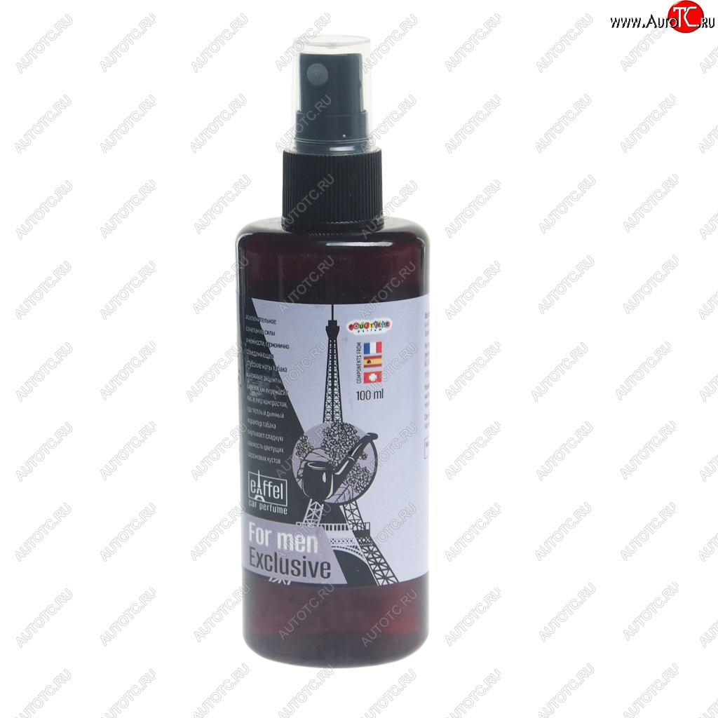 127 р. Ароматизатор спрей (for men exclusive) 100мл Eiffel Tobacco FOUETTE FOUETTE ef-06  с доставкой в г. Пермь