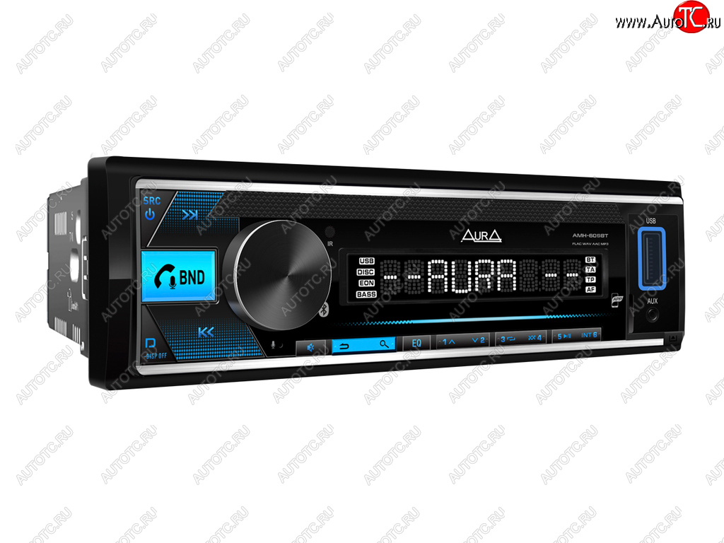 4 899 р. Магнитола автомобильная 1DIN AURA AURA amh-605bt AURA amh-605bt  с доставкой в г. Пермь