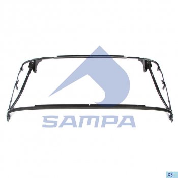 24 799 р. Рамка SCANIA P,G,R,T капота SAMPA SAMPA 18400394 SAMPA 18400394  с доставкой в г. Пермь. Увеличить фотографию 1