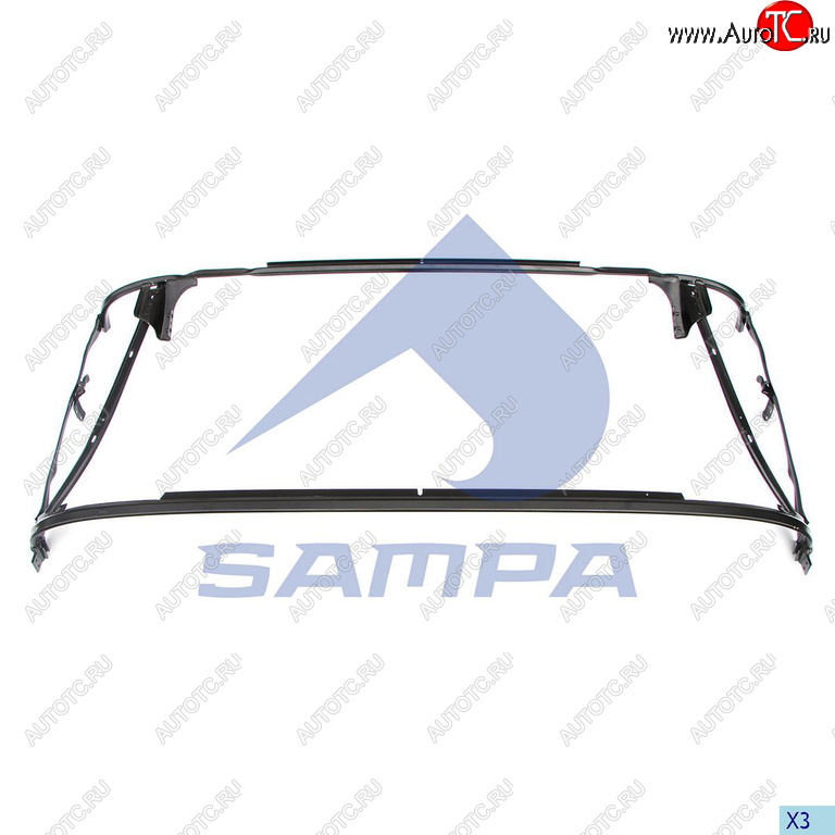24 799 р. Рамка SCANIA P,G,R,T капота SAMPA SAMPA 18400394 SAMPA 18400394  с доставкой в г. Пермь