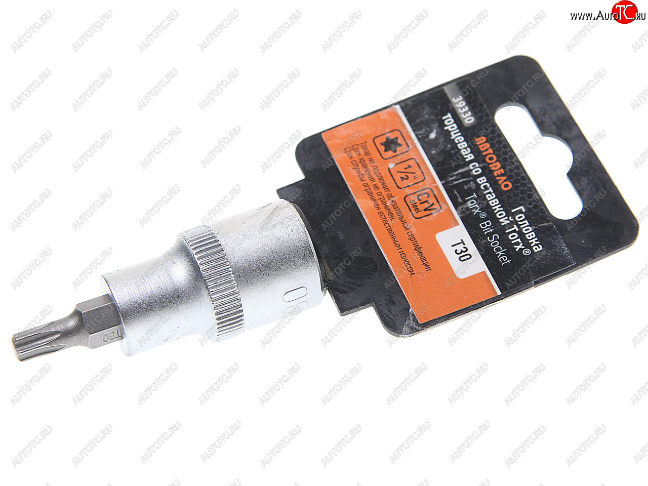 116 р. Бита-головка 1/2 TORX T30х55мм с держателем АВТОДЕЛО АВТОДЕЛО 39330 АВТОДЕЛО 39330  с доставкой в г. Пермь