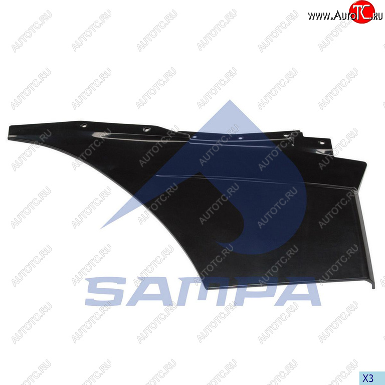 3 389 р. Накладка VOLVO FH 1V двери нижняя правая SAMPA SAMPA 18300091  с доставкой в г. Пермь