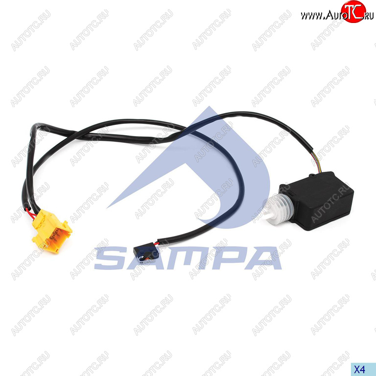 3 599 р. Привод замка двери VOLVO FH12,FM12 SAMPA SAMPA 034.486  с доставкой в г. Пермь