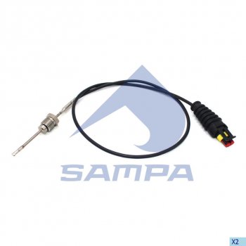 3 179 р. Датчик температуры DAF XF105,XF95 отработавших газов (ЕВРО-5) SAMPA SAMPA 096.2360  с доставкой в г. Пермь. Увеличить фотографию 1