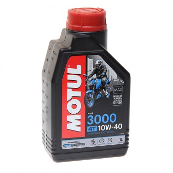 1 149 р. Масло моторное для 4-х тактных двигателей 3000 10W40 мин.1л MOTUL MOTUL 107672  с доставкой в г. Пермь. Увеличить фотографию 1