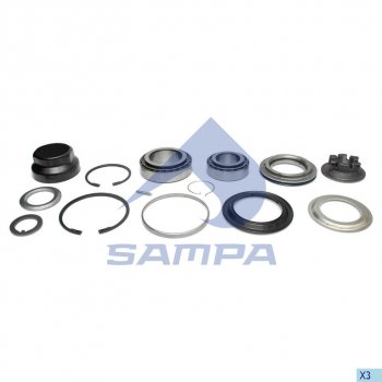 8 349 р. Ремкомплект BPW (ECO) ступицы SAMPA SAMPA 070.682  с доставкой в г. Пермь. Увеличить фотографию 1