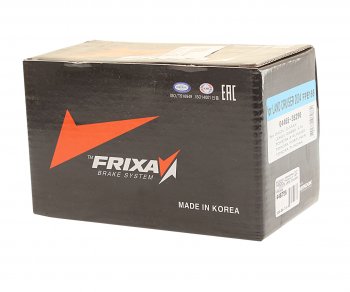 1 179 р. Колодки тормозные передние (4шт.) HANKOOK FRIXA Toyota Land Cruiser 100 2-ой рестайлинг (2005-2007)  с доставкой в г. Пермь. Увеличить фотографию 2