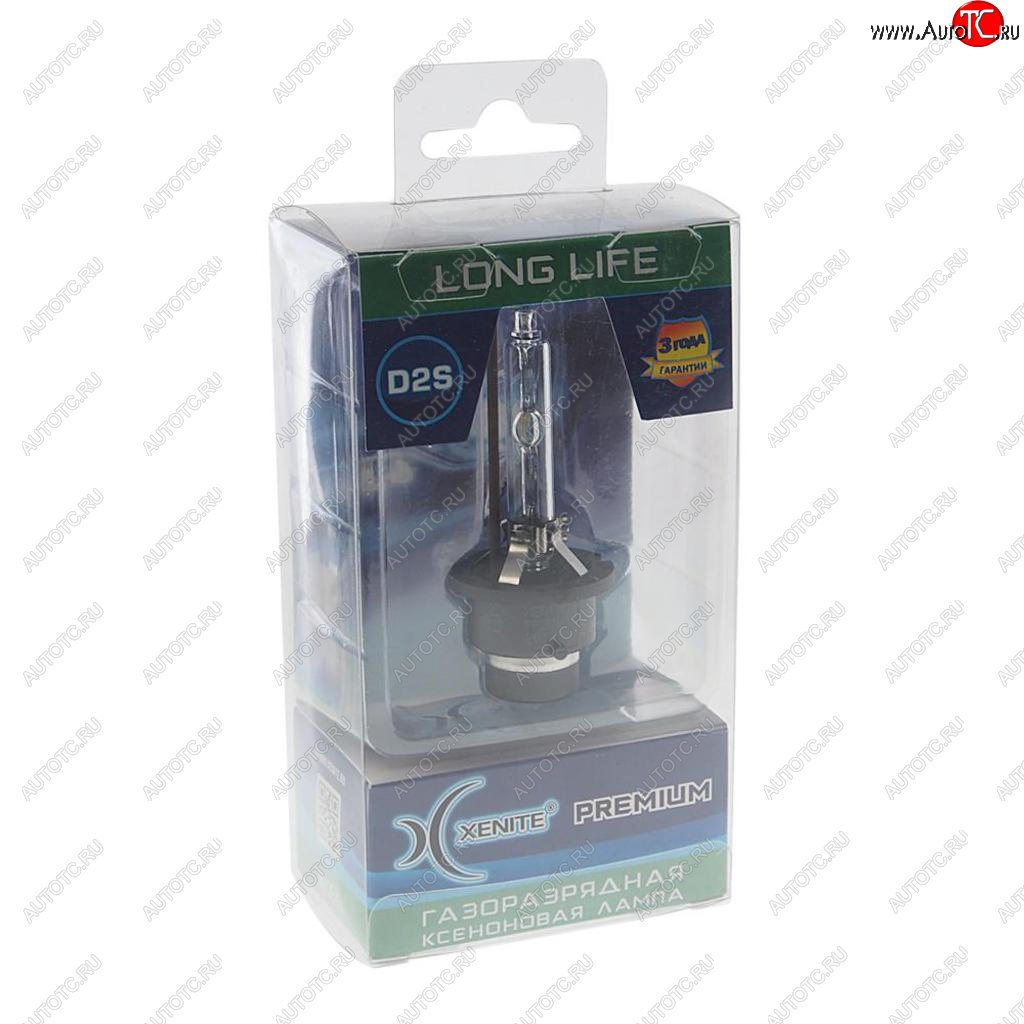 1 159 р. Лампа ксеноновая D2S P32d-2 5000K бокс (1шт.) Long Life Premium XENITE XENITE 1002032 XENITE 1002032  с доставкой в г. Пермь