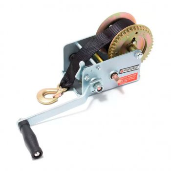 4 899 р. Лебедка барабанная 0.90т L=10м ленточная ROCKFORCE ROCKFORCE rf-trt1201s  с доставкой в г. Пермь. Увеличить фотографию 1