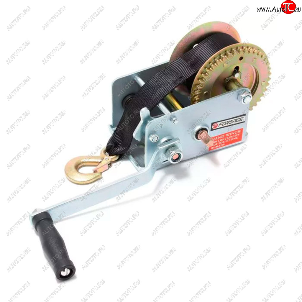 4 899 р. Лебедка барабанная 0.90т L=10м ленточная ROCKFORCE ROCKFORCE rf-trt1201s  с доставкой в г. Пермь