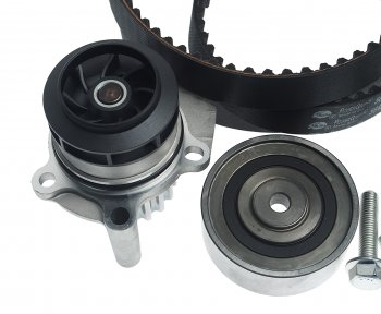15 999 р. Комплект ГРМ VW AUDI SEAT SKODA (1.6 TDI2.0 TDI) с водяным насосом GATES GATES kp25649xs-1  с доставкой в г. Пермь. Увеличить фотографию 2