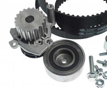 15 999 р. Комплект ГРМ VW AUDI SEAT SKODA (1.6 TDI2.0 TDI) с водяным насосом GATES GATES kp25649xs-1  с доставкой в г. Пермь. Увеличить фотографию 4