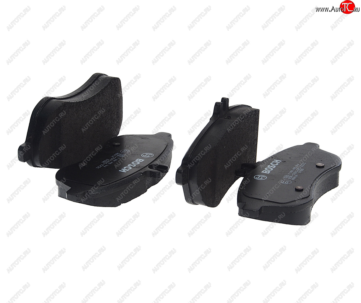 3 299 р. Колодки тормозные передние (4шт.) BOSCH Mercedes-Benz E-Class W211 дорестайлинг седан (2002-2006)  с доставкой в г. Пермь