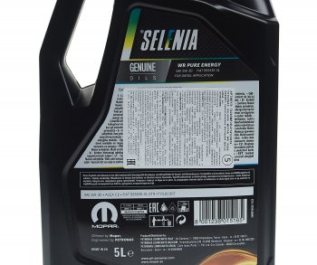 9 499 р. Масло моторное WR PURE ENERGY 5W30 синт.5л SELENIA PETRONAS PETRONAS 70205mf2eu  с доставкой в г. Пермь. Увеличить фотографию 3