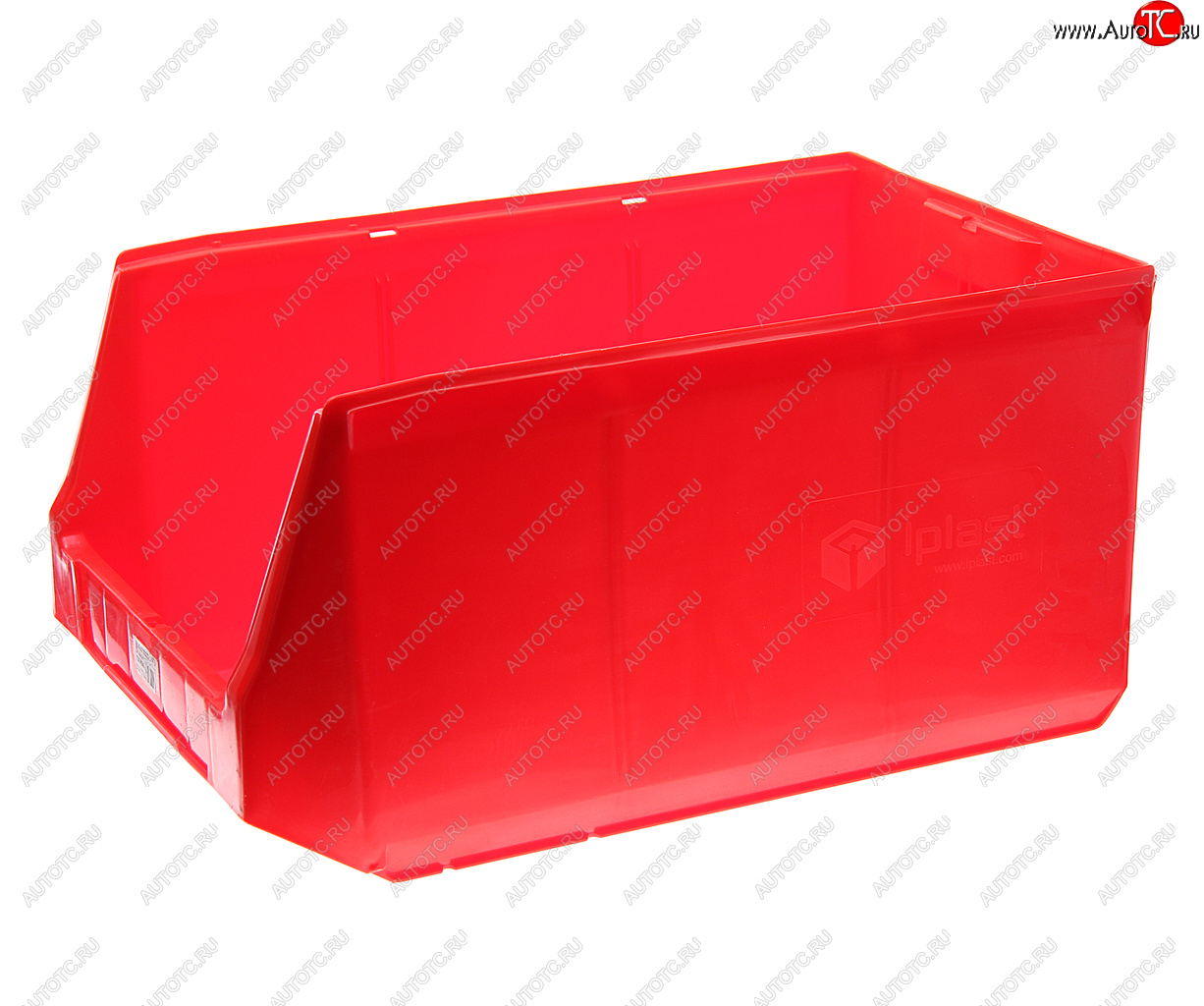 729 р. Лоток складской 500х300х250мм красный IPLAST IPLAST ip-378743  с доставкой в г. Пермь