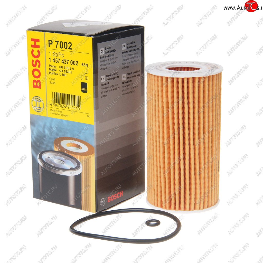 649 р. Фильтр масляный OPEL (98-05) BOSCH BOSCH 1457437002  с доставкой в г. Пермь